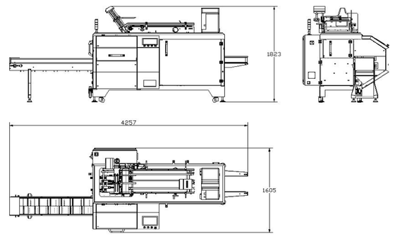 Fully Automatic Cartoning Machine 8.75 Kw For Packaging Bottled And Bagged Products BMZH-200G