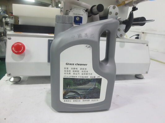 Roller Double Sided Labeling Machine For Gasoline Bottles Cleaning Agents Laundry Detergent