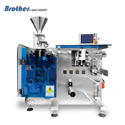 Small Size Pillow & 3 Or 4 Pouch Convertible Vertical Form Seal Machine For Powder Granular Chips