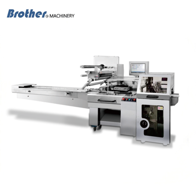 BMPH 450 Horizontal Flow Wrap Machine For Baked Goods Candy And Chocolate Snacks