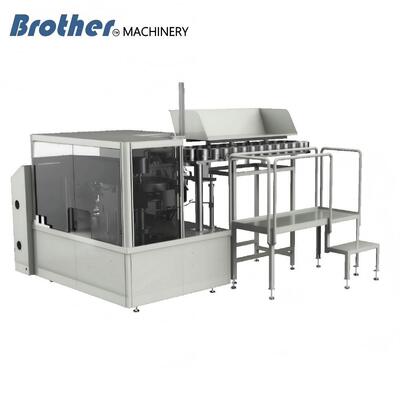 Multifunctional Sanitary Zipper Napkin Bagging Machine For Flat Bags Stand Up Pouches